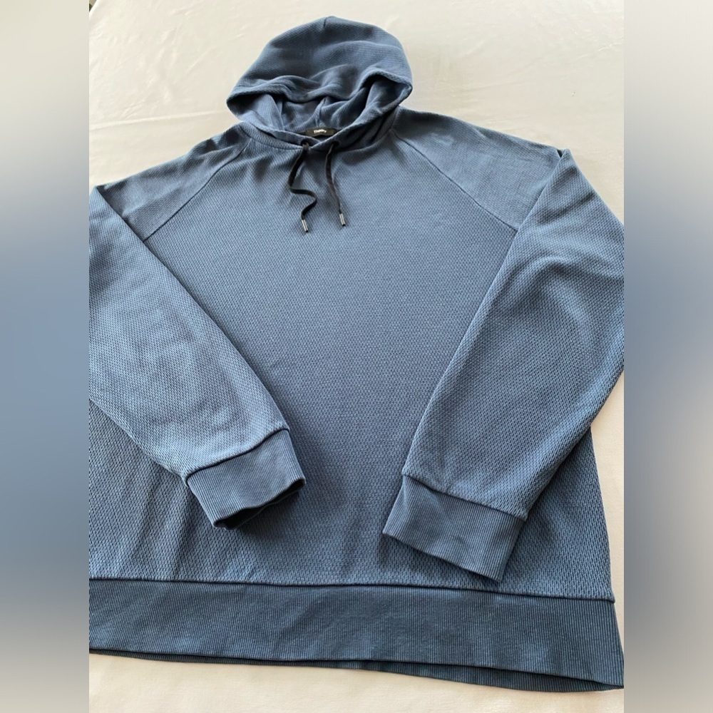 Theory Hoodie in Organic Cotton Thermal. XXL - Picture 7 of 12